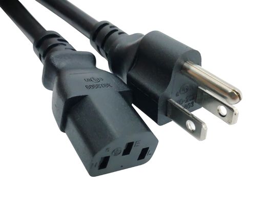 Komponen Penambang ASIC Hitam CE, Kabel Listrik Antminer M21s 1,5 Meter