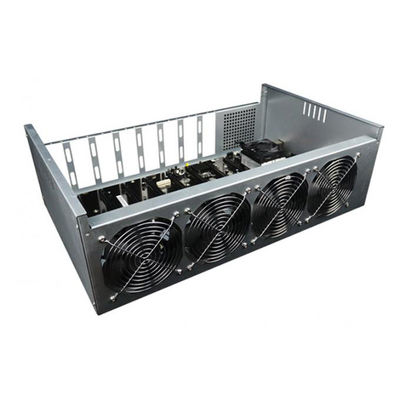 Rig Penambang GPU Akrilik BTC ETH, Bingkai Rig Penambangan AMD A68 8 GPU