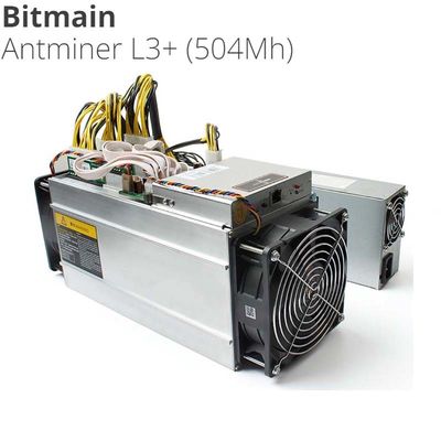 LTC DOGECOIN Antminer L3+ 504m Asic Miner Machine Scrypt 800W Litecoin doge alat penambangan koin