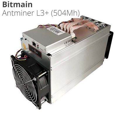 LTC DOGECOIN Antminer L3+ 504m Asic Miner Machine Scrypt 800W Litecoin doge alat penambangan koin