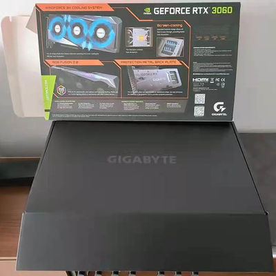 Kartu Video Grafis Tiga Penggemar NVIDIA Gigabyte RTX 3060 GAMING OC 12G GDDR6