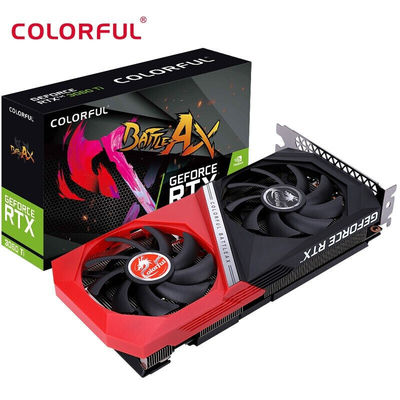 Desktop Kartu Grafis Diskrit GeForces RTX3060Ti DUO V2 LHR Light Chasing